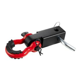 VEVOR 2" Trailer Shackle Hitch Receiver D-Ring Recovery for Truck Jeep 44100 lbs