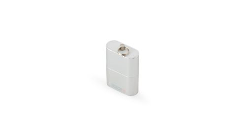Keychain Silver Steel MicroSD Reader for Fast Data Transfer works on Mac