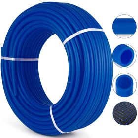 VEVOR 3/4" PEX Tubing 500Ft Non-Barrier PEX Pipe Red Pex-b Tube Coil for Hot and Cold Water Plumbing Open Loop Radiant Floor Heating System PEX T