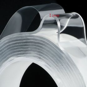 1M/2M/3M/5M Double-sided Nano Tape Double Sided Tape Transparent NoTrace Reusable Waterproof Adhesive Tape Cleanable (Length&Thickness: 3M&1mm, Width: 30mm)